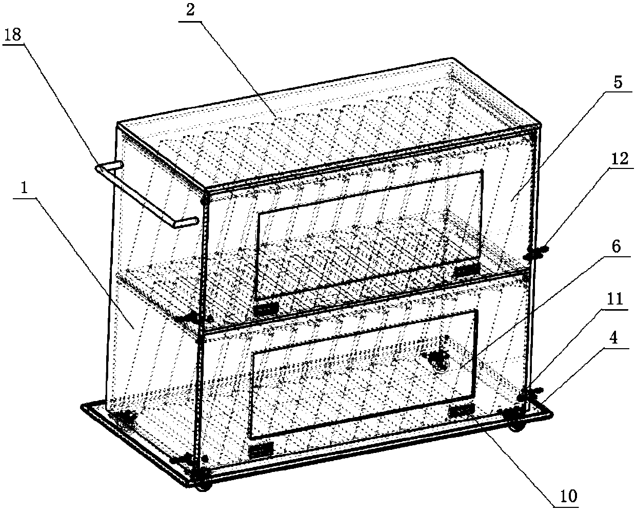 Cigarette tray transfer device