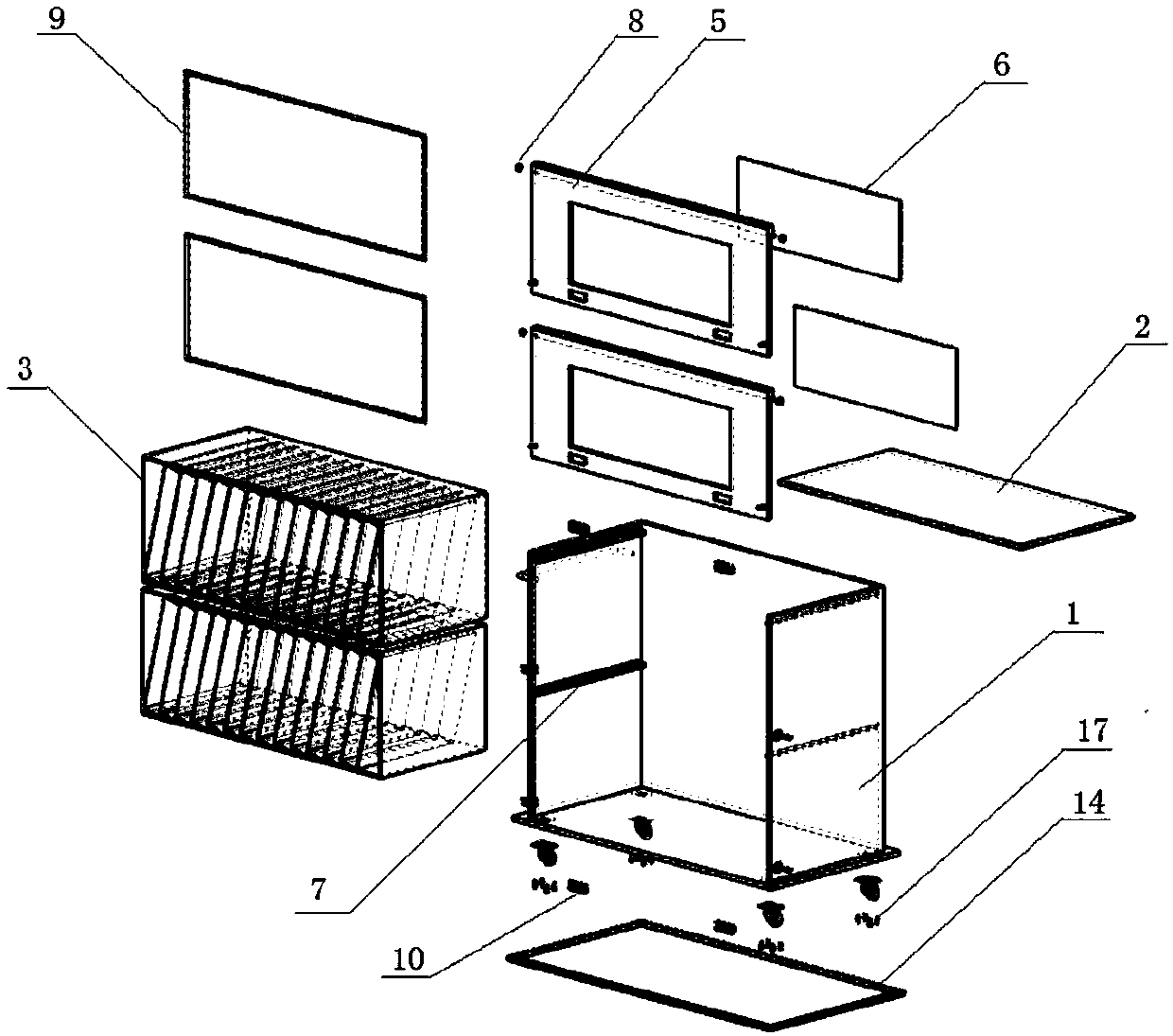 Cigarette tray transfer device