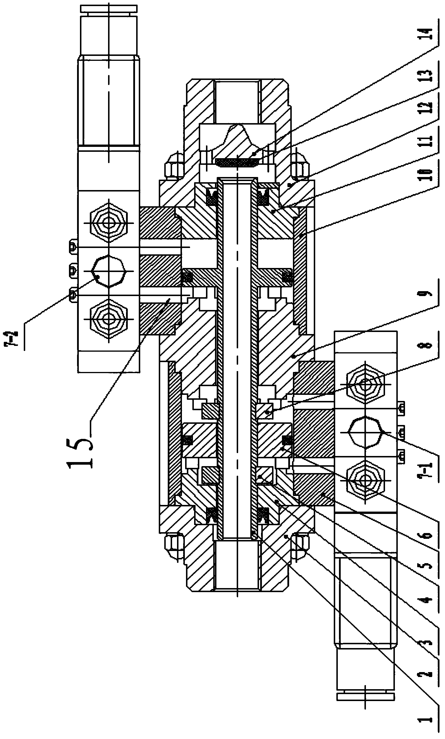 Two-stage buffer type anti-water-hammer coaxial valve