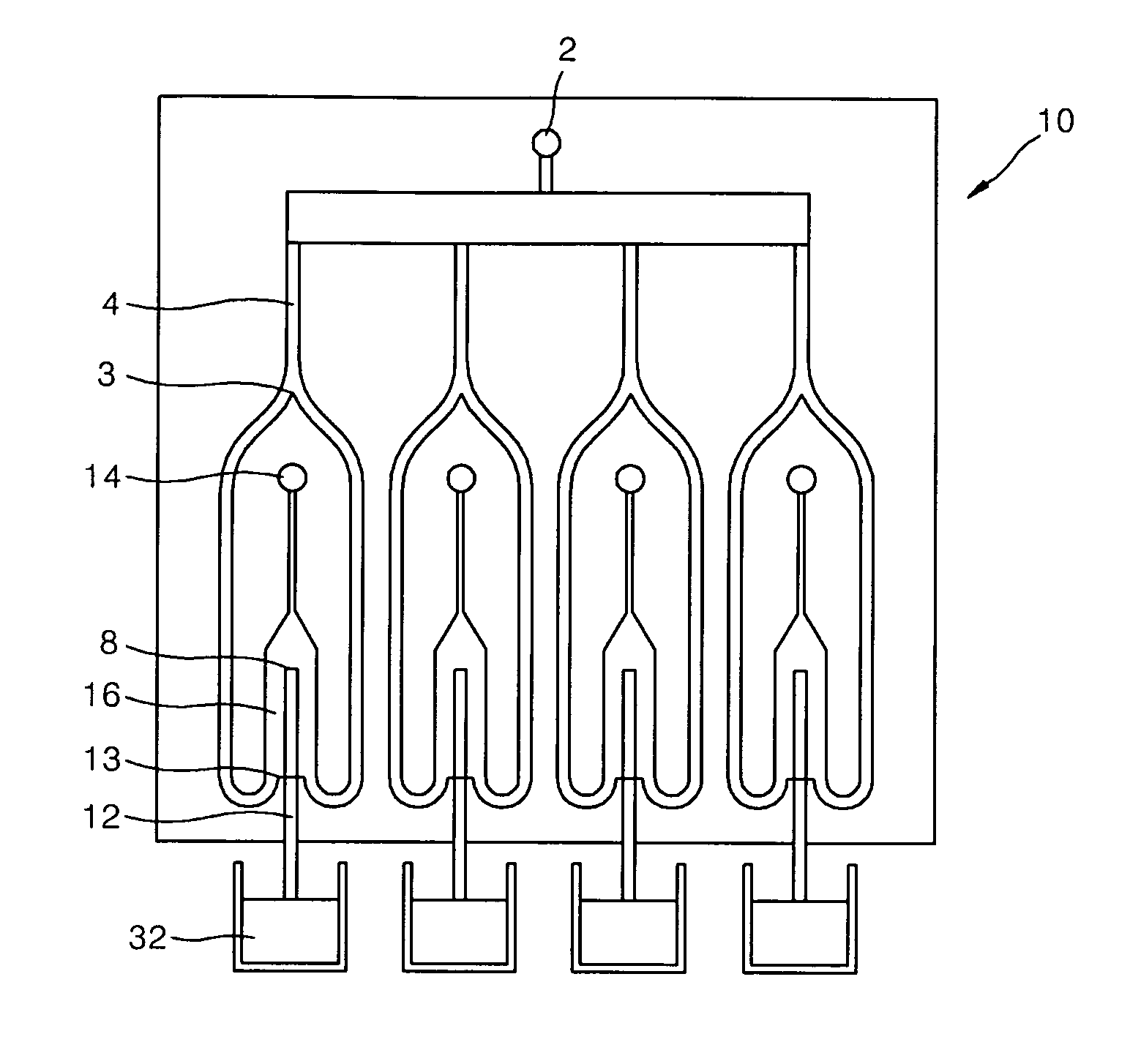 Apparatus for focusing and detecting particles in sample and method of manufacturing the same