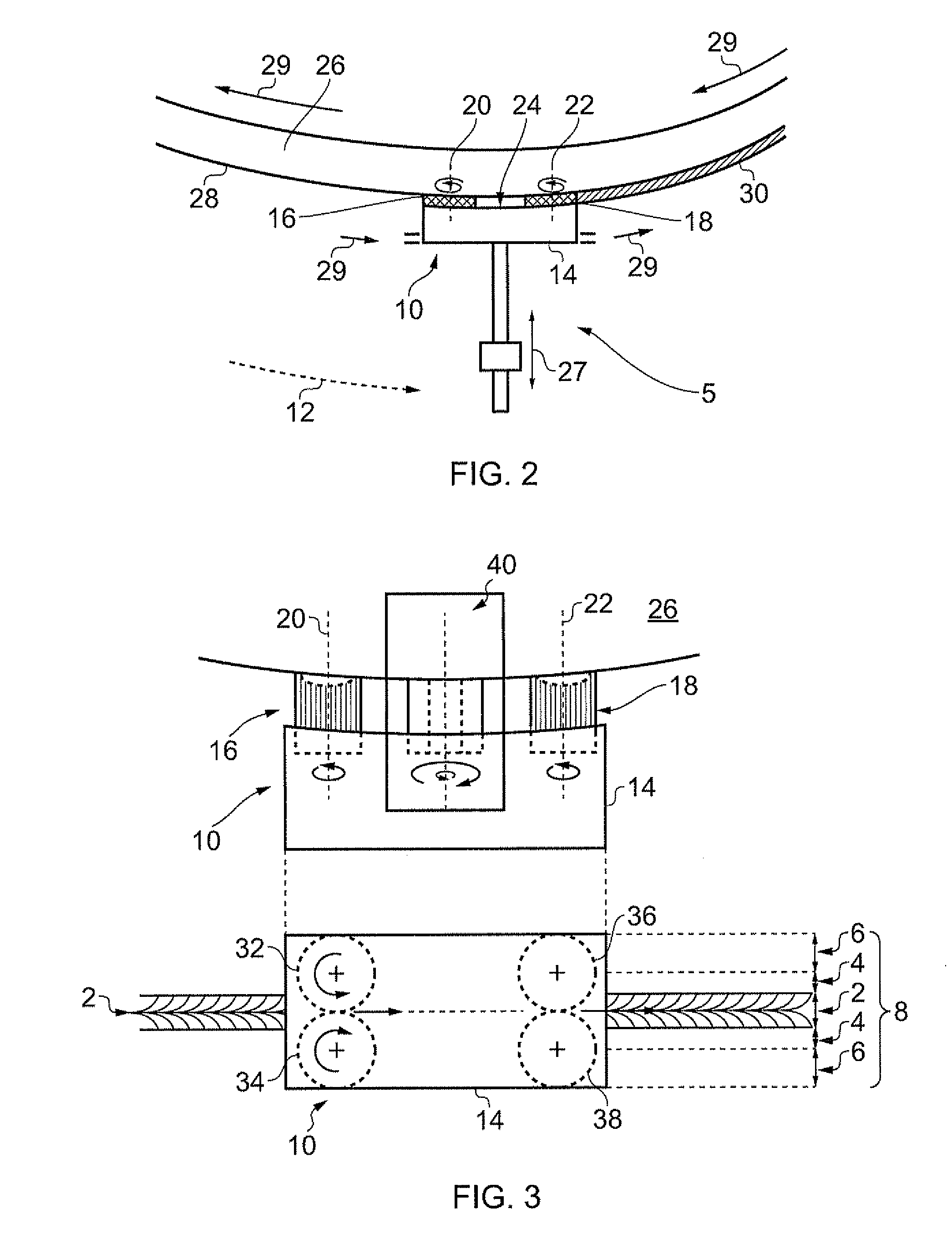 Apparatus and method for applying a fluid to a component