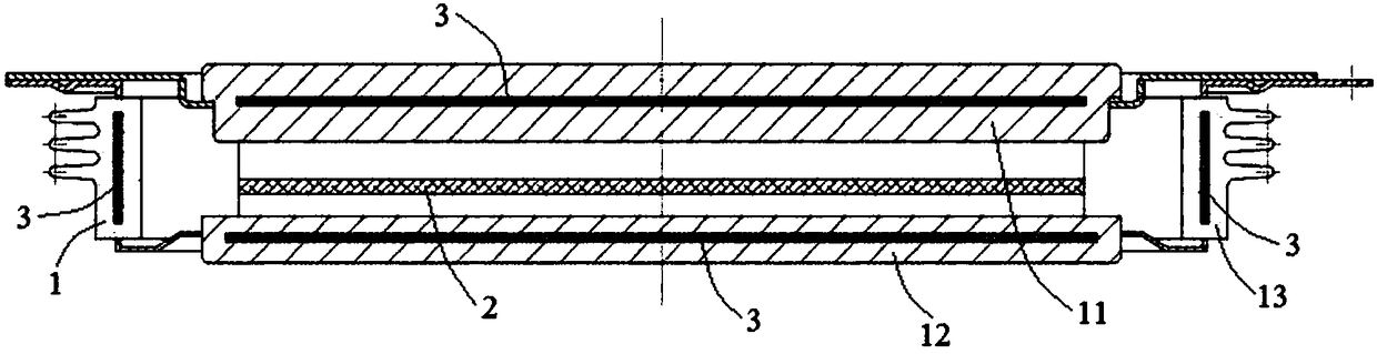 IGBT module tube shell and manufacturing method thereof