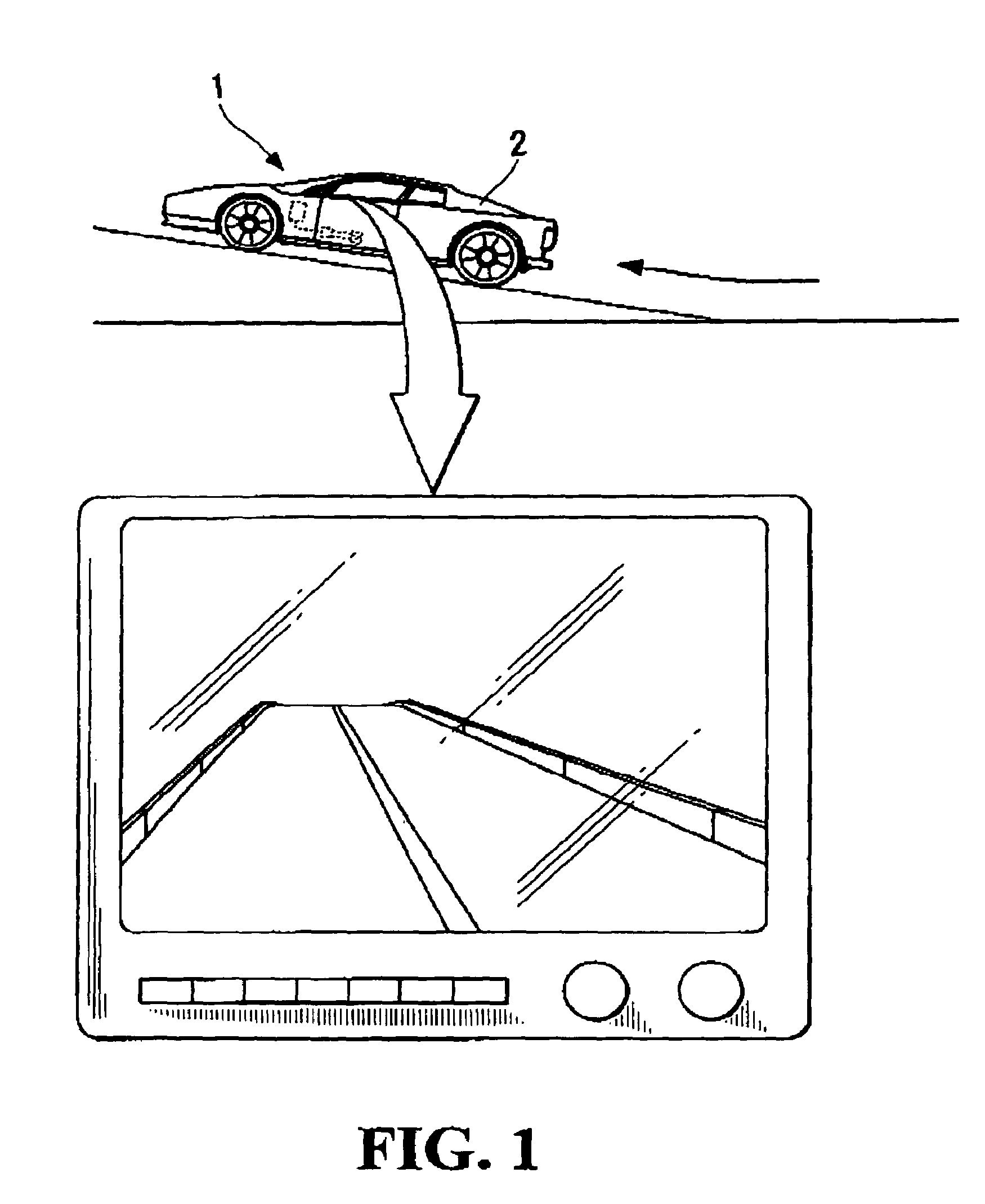 Device for detecting slope of vehicle or the like