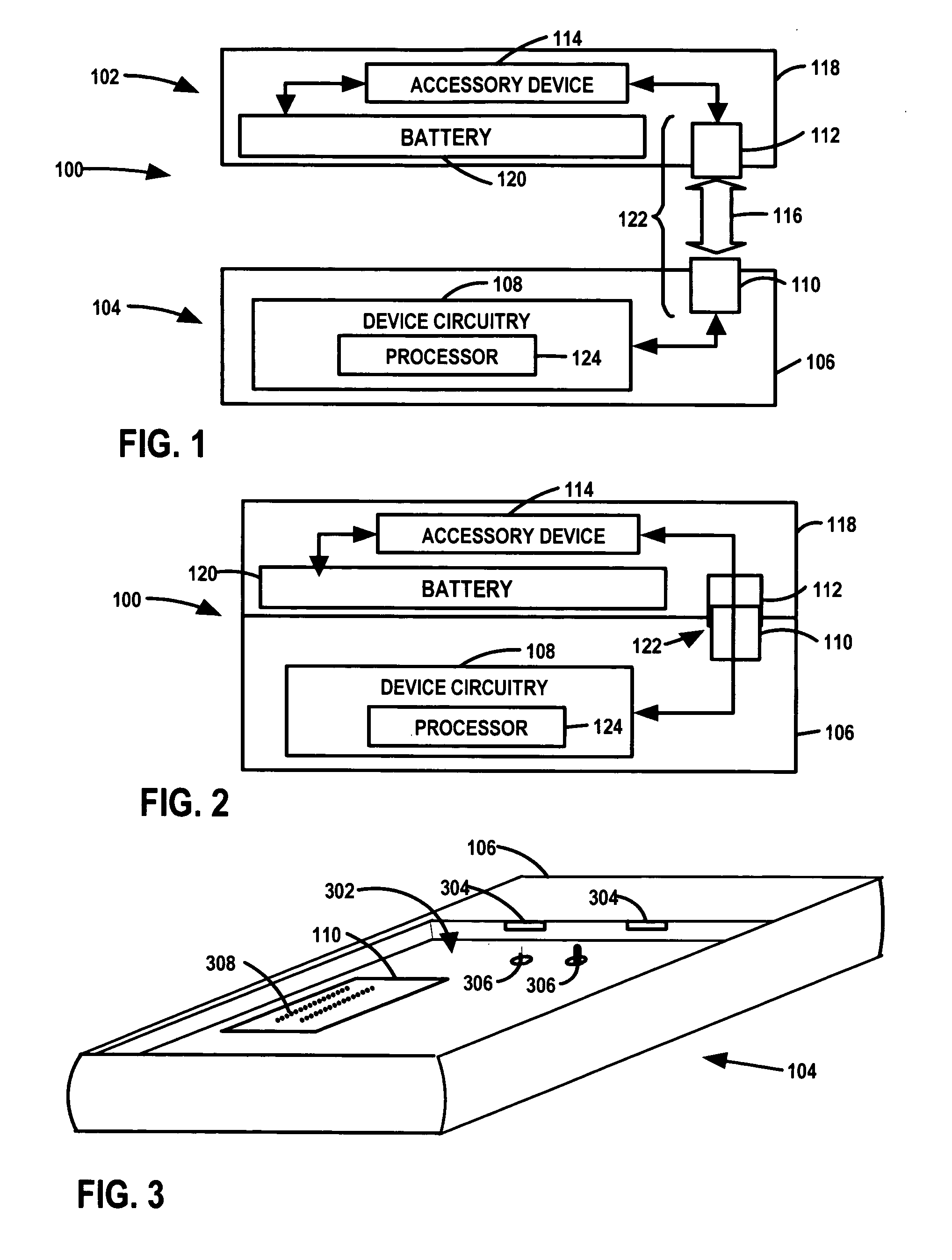 Portable communication device and system with interchangeable accessory modules