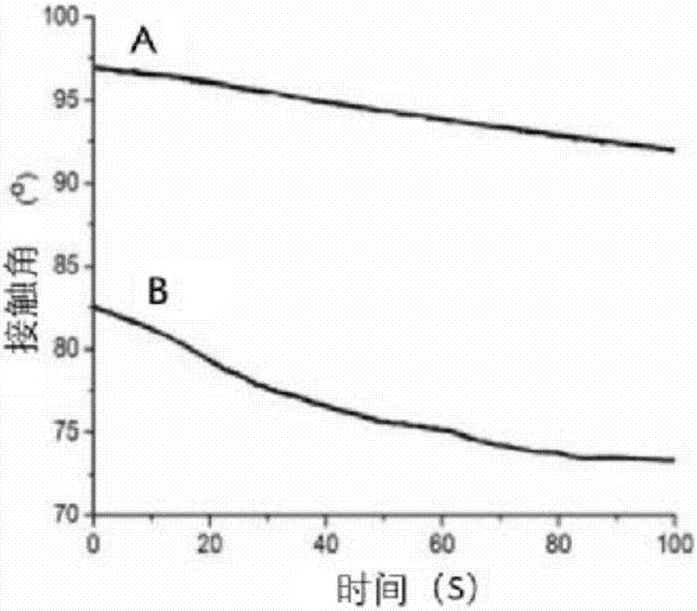 Surface immobilized modified cornea repair material and preparation method thereof