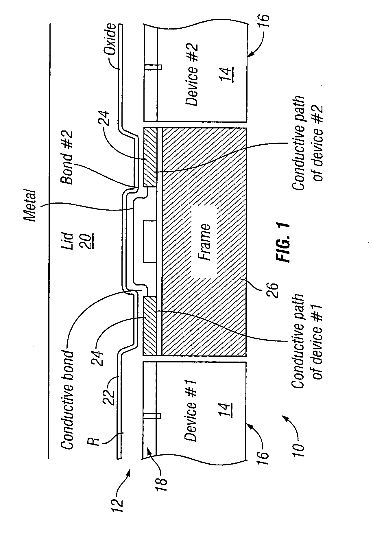 Interconnection system on a plane adjacent to a solid-state device structure