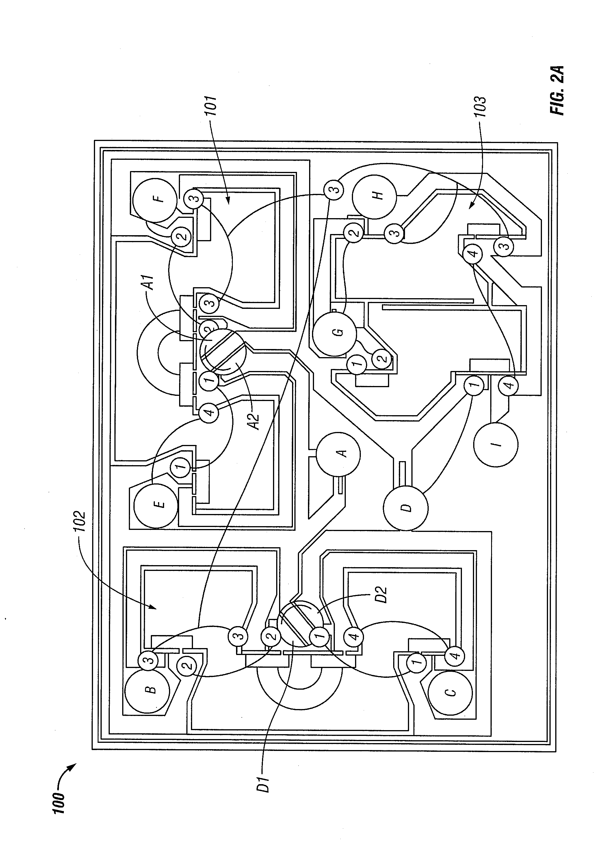 Interconnection system on a plane adjacent to a solid-state device structure