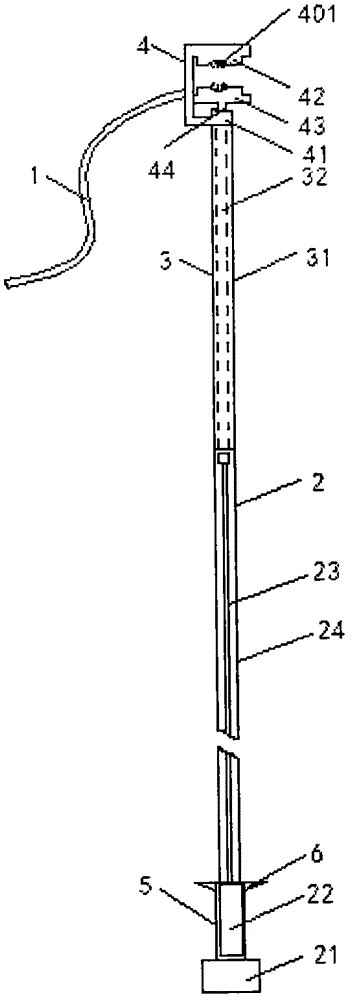 Grounding wire applied to insulated conductor
