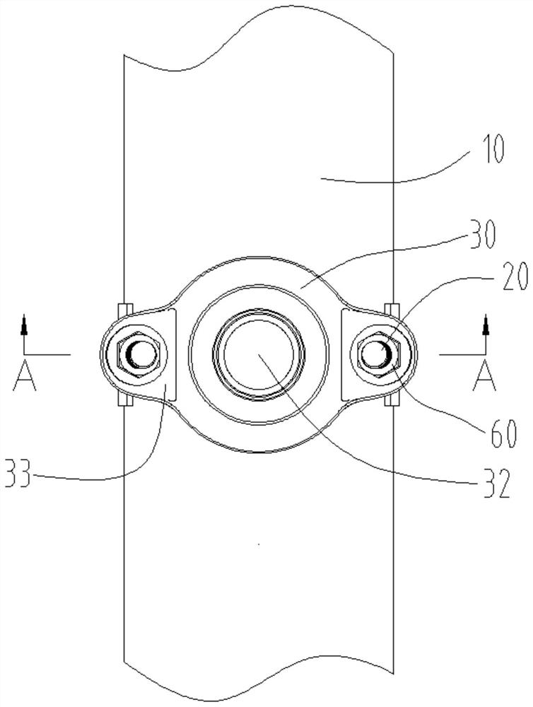 Pipeline pressure tapping branching device