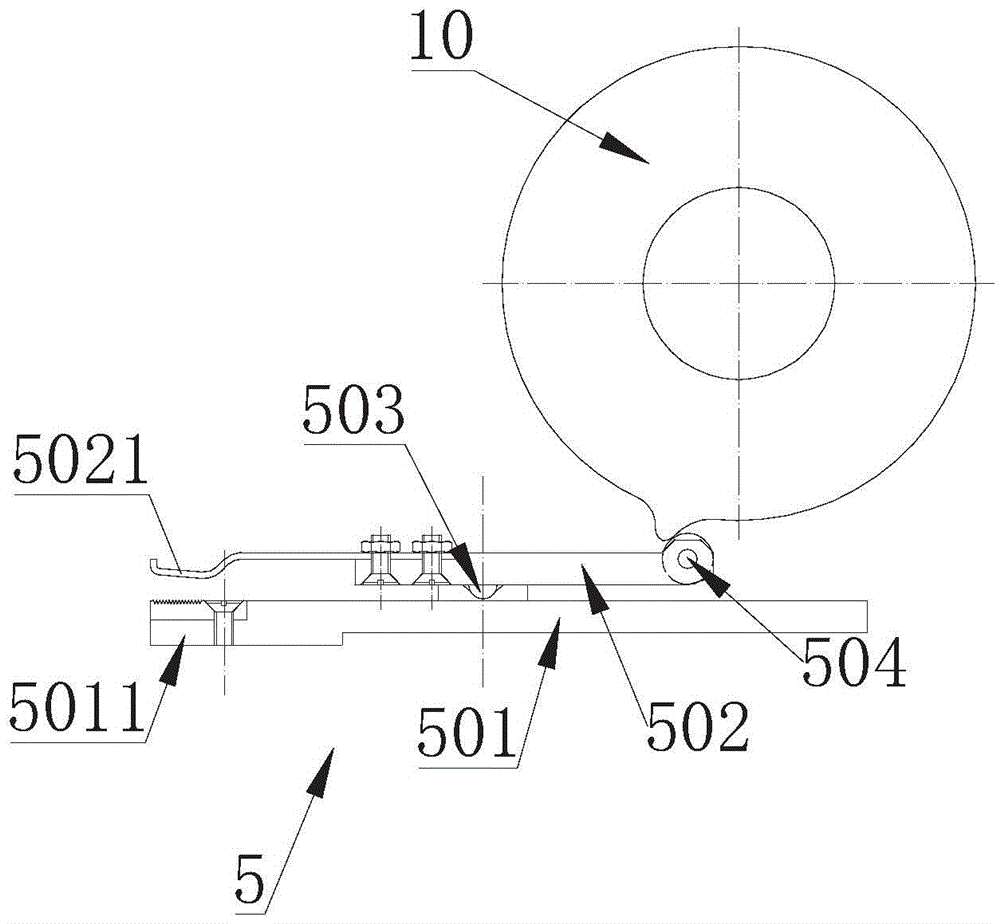 Horizontal type full-automatic flat-pressing flat-die-cutting marking press and die cutting method thereof