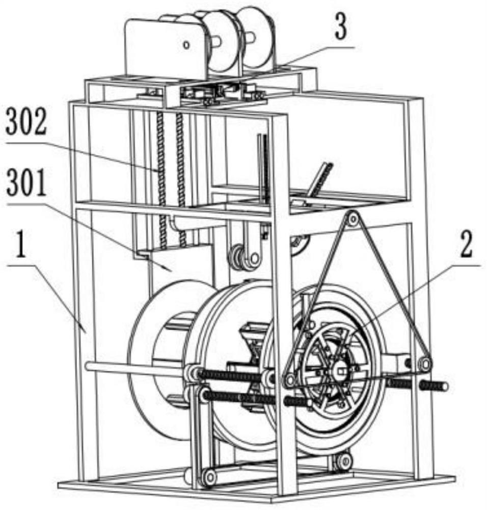 Stable clamping and traction device for erecting electric wire in power transmission line and use method of stable clamping and traction device