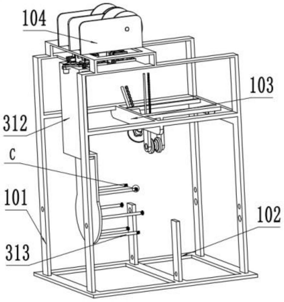 Stable clamping and traction device for erecting electric wire in power transmission line and use method of stable clamping and traction device