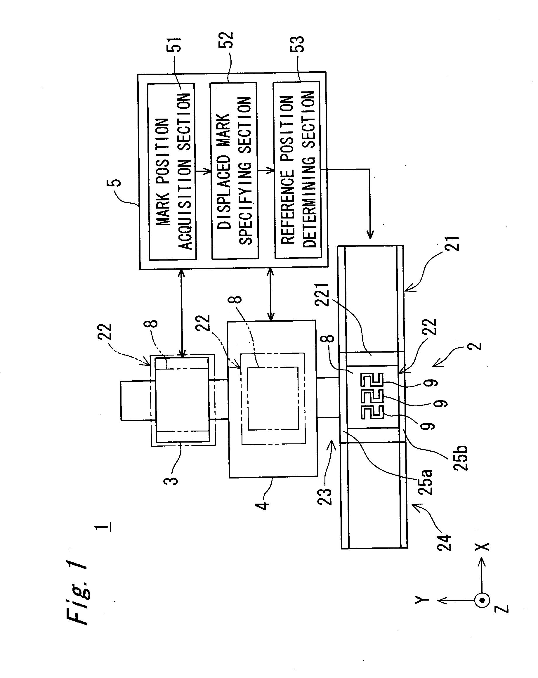 Reference position determining method and apparatus for electronic component mounting