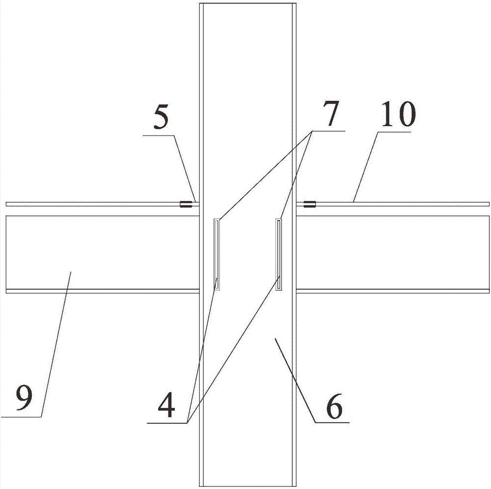 Regenerative block concrete connecting joint provided with H-shaped steel and U-shaped steel