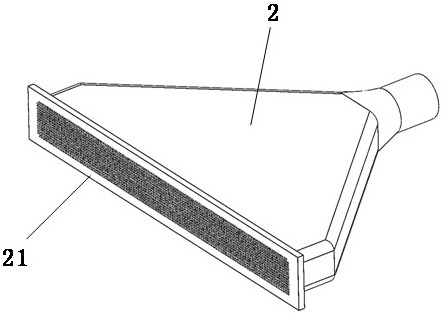 A split air path structure for metal 3D printing equipment