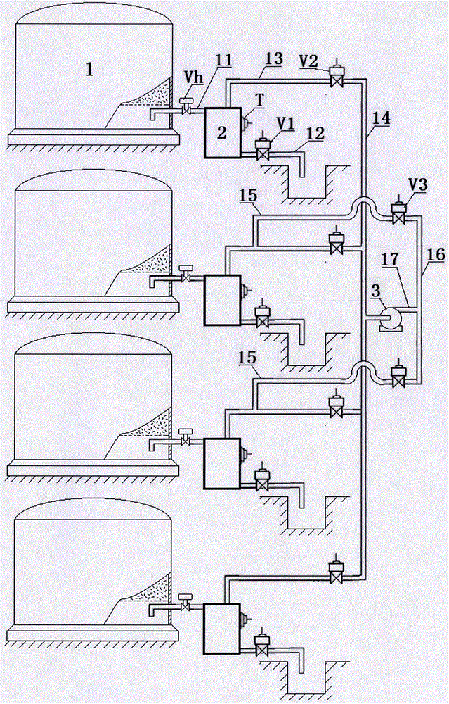 Automatic pipe-cleaning water-cutting oil-returning method and system for multiple storage tanks