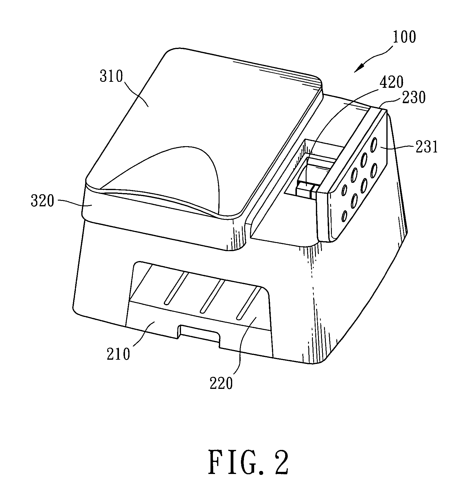 Multi-function peripheral with replaceable ink cartridge and associated systems and methods