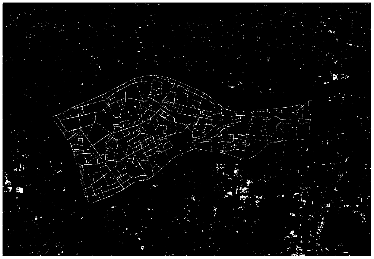 Urban street space vitality simulation method and system, computer equipment and storage medium