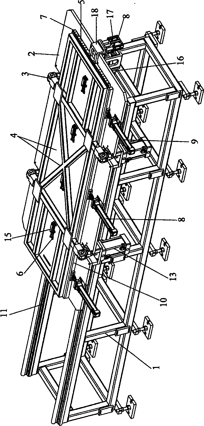 Continuous production method of foam filling panel
