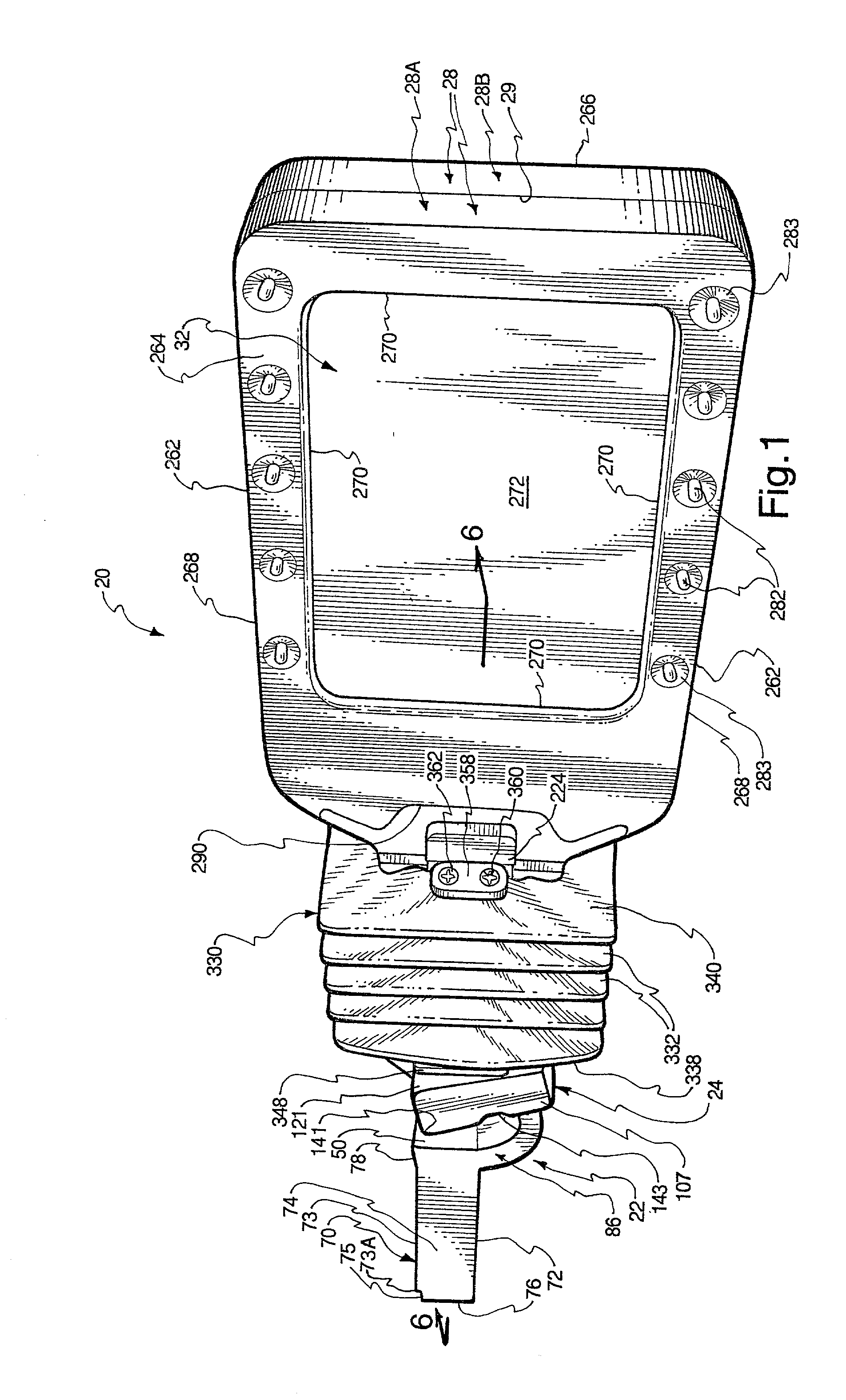Point-of-purchase advertising by a cantilevered display mechanism with an under-the-shelf battery and related methods