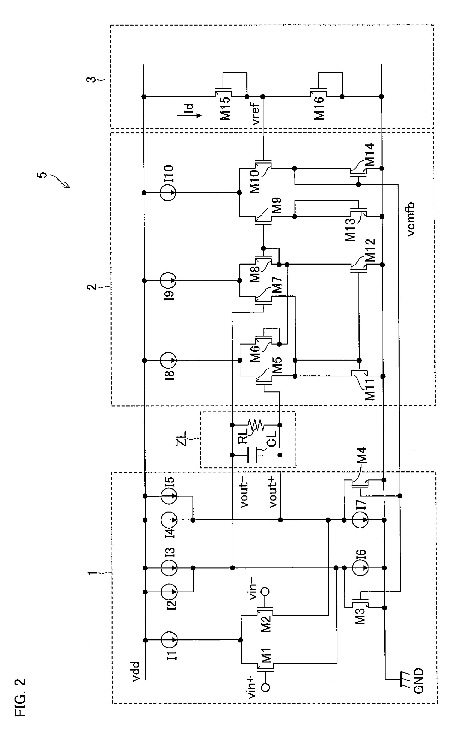 Operational amplifier circuit, bandpass filter circuit, and infrared signal processing circuit
