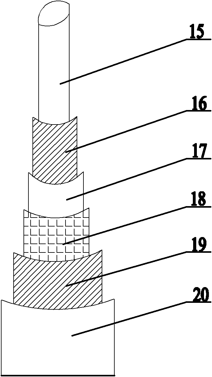 Double-shielding lightning rod and earthing device