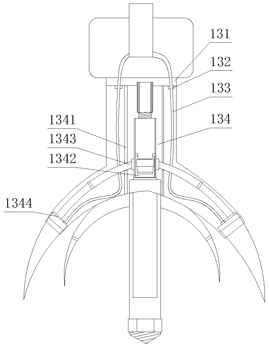 Soil detection device for soil heavy metal remediation