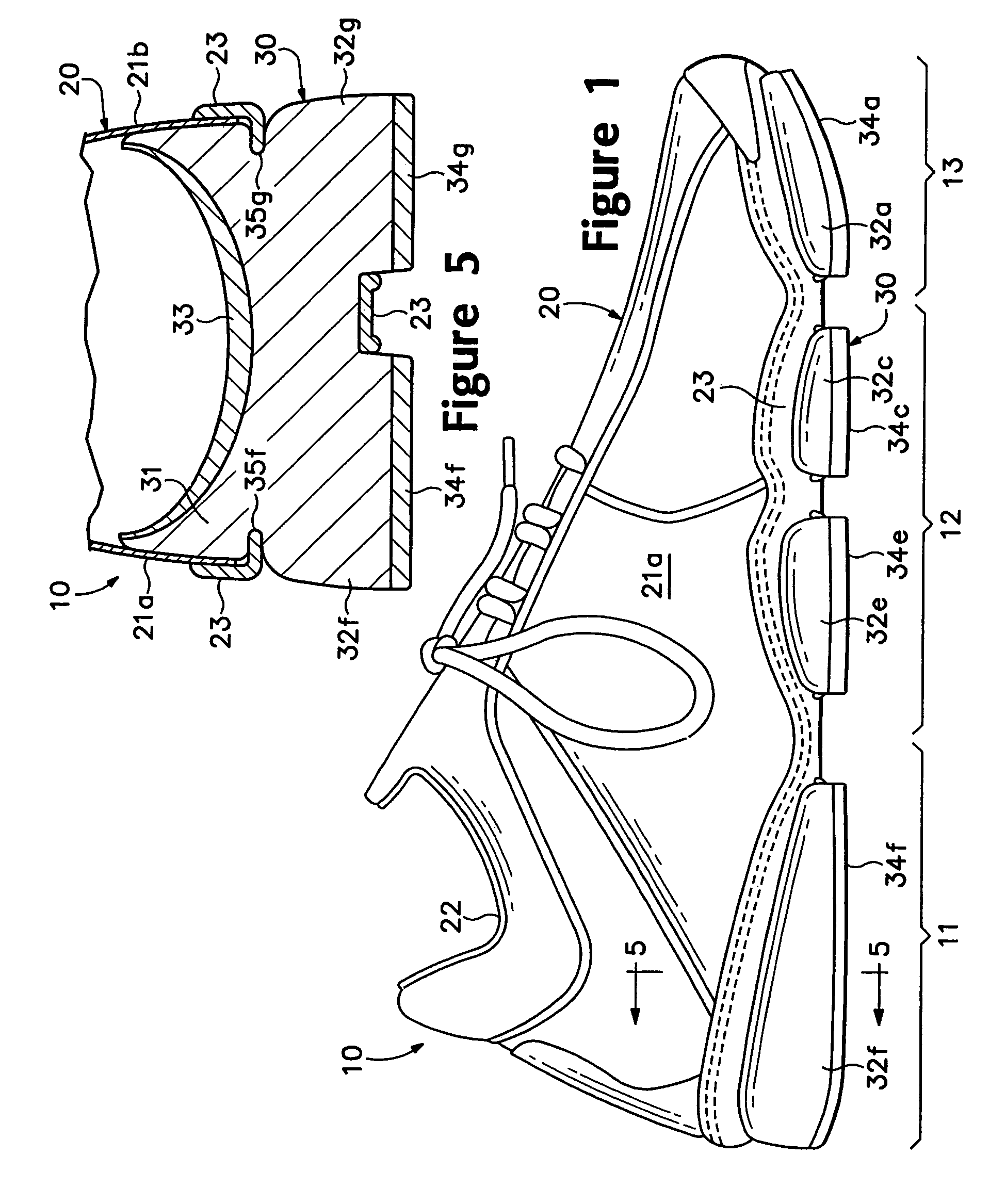 Footwear with separable upper and sole structure