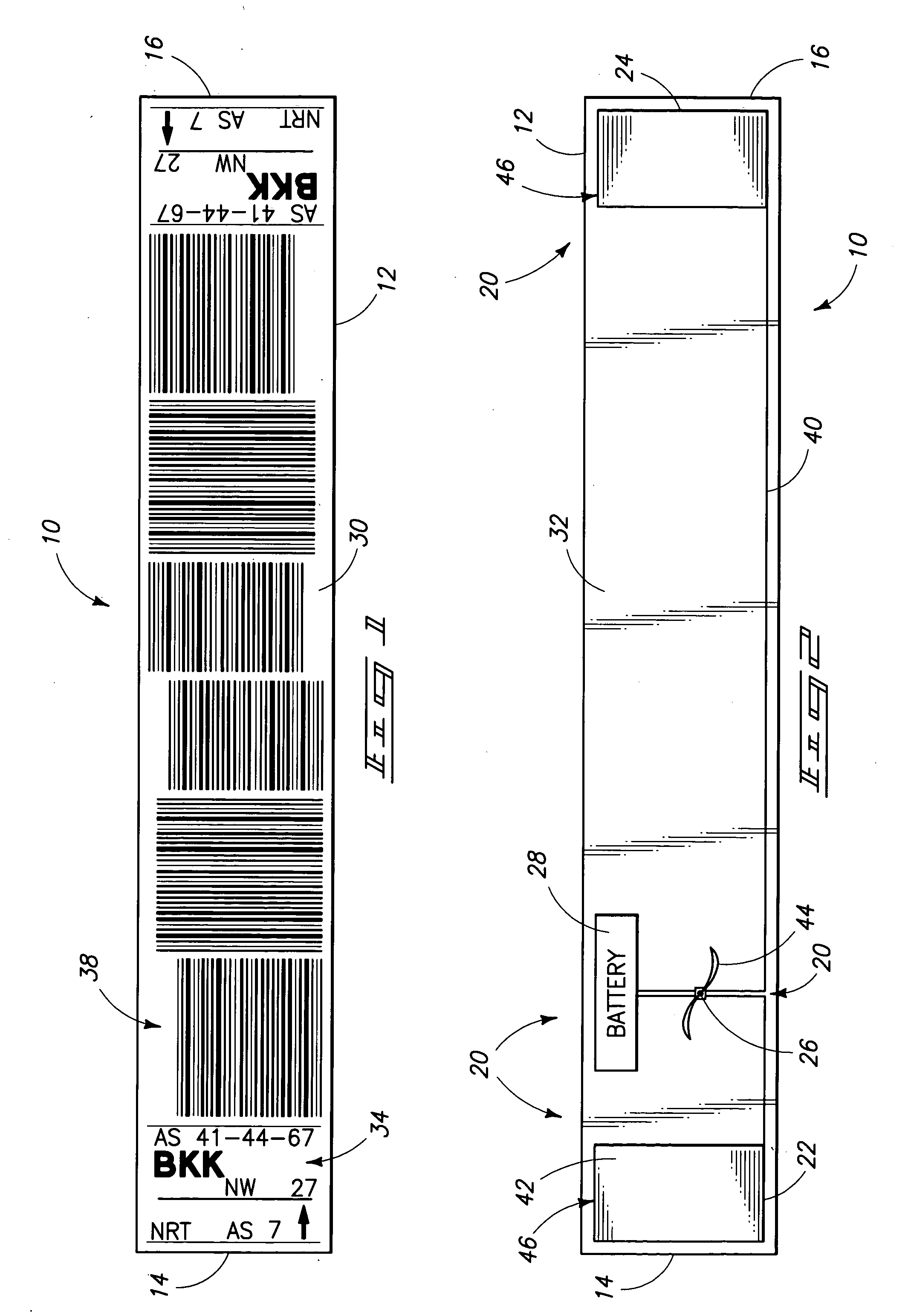 Tag device, luggage tag, and method of manufacturing a tag device