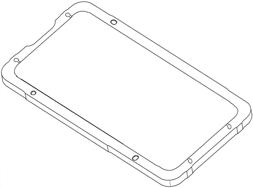 Stainless steel middle frame and aluminum alloy die-casting plate structure and preparation thereof