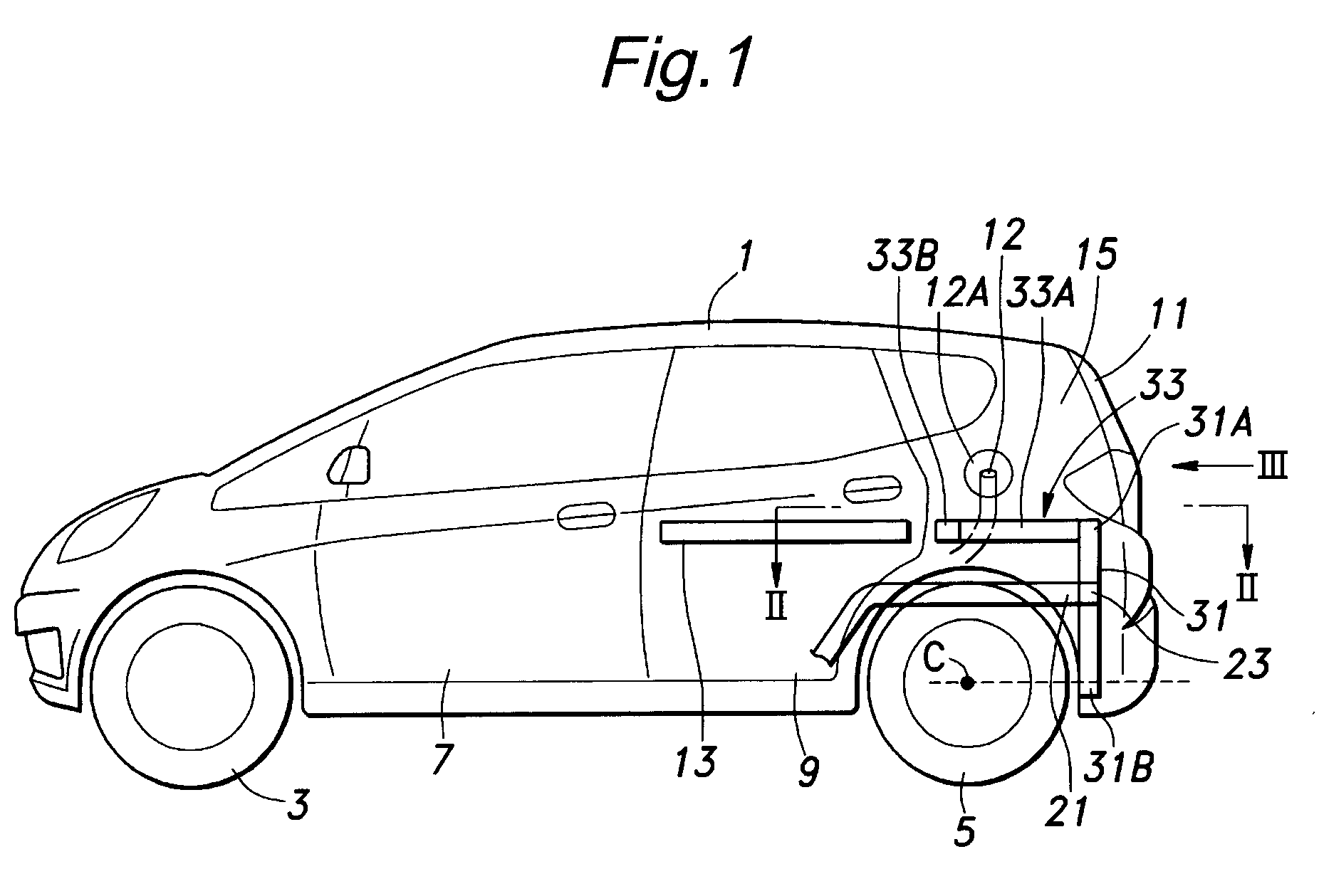 Rear vehicle body structure