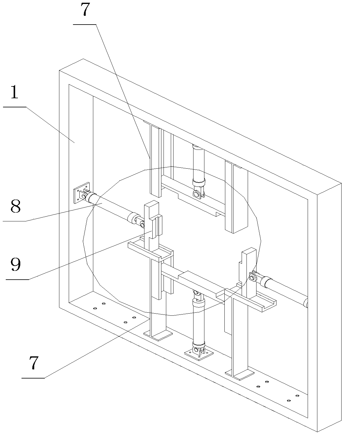 Energy-saving and automatic profile steel packaging device and process