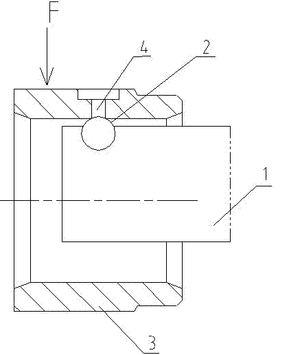 Apparatus and method for deburring ball head by chamfering