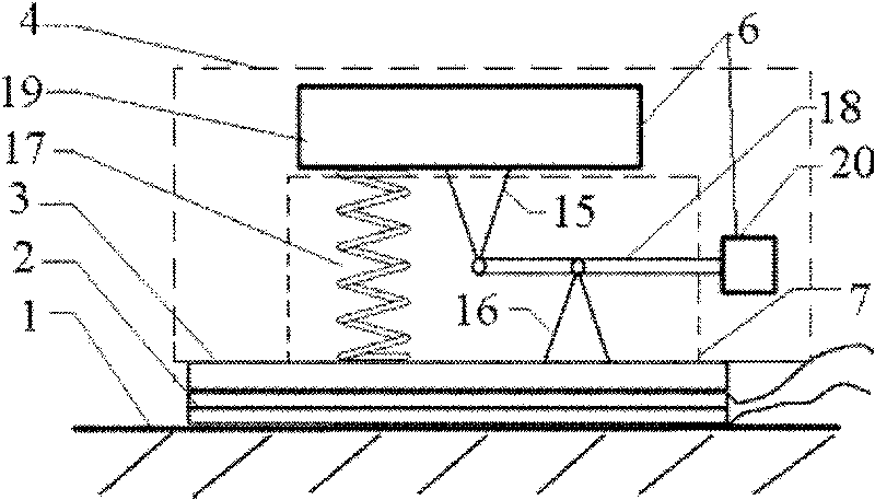 Dynamic vibration absorber-based device for collecting piezoelectric vibration energy