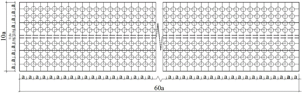 Test device and test method capable of simultaneously simulating rainfall and top loading