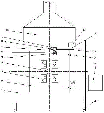 An explosion-proof test box for detecting gas alarm