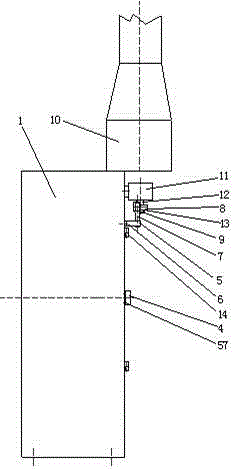 An explosion-proof test box for detecting gas alarm