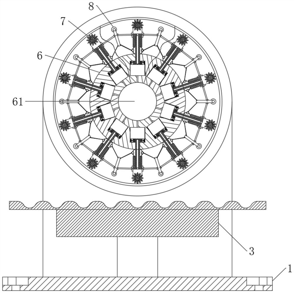 Metal plate polishing device