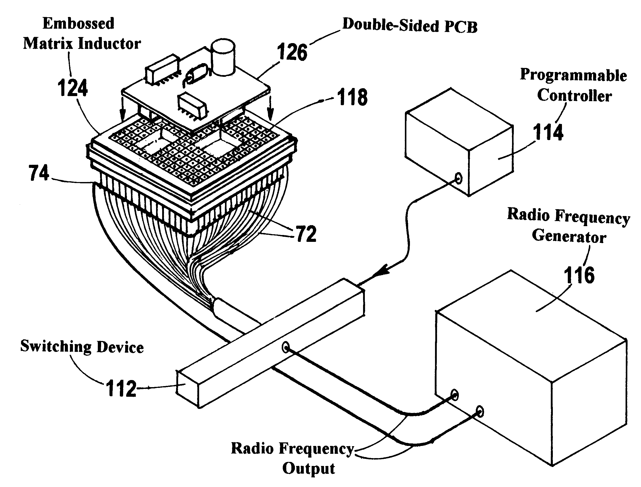 Matrix-inductor soldering apparatus and device