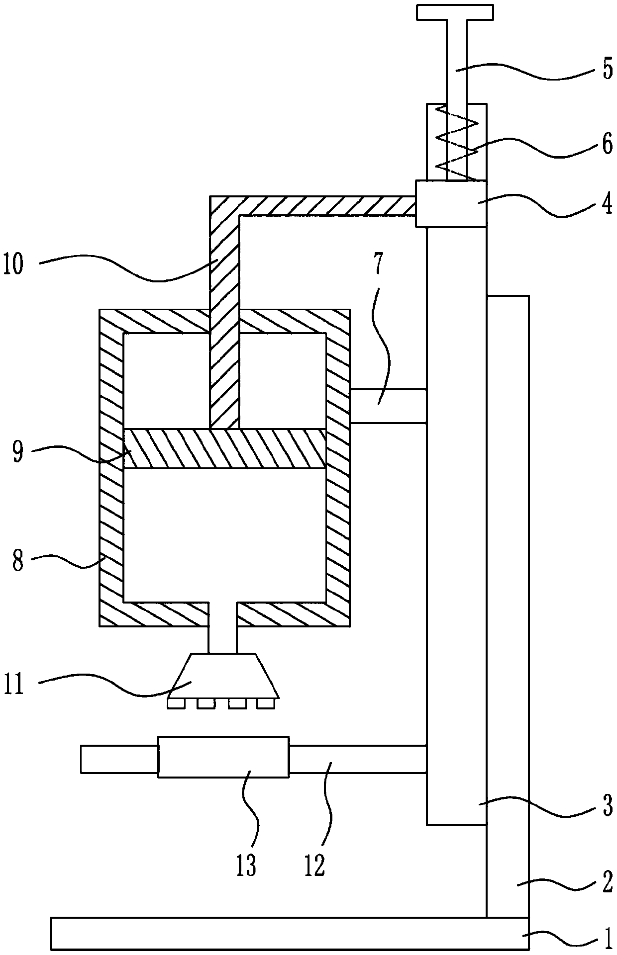 A rotary main valve plate coating equipment