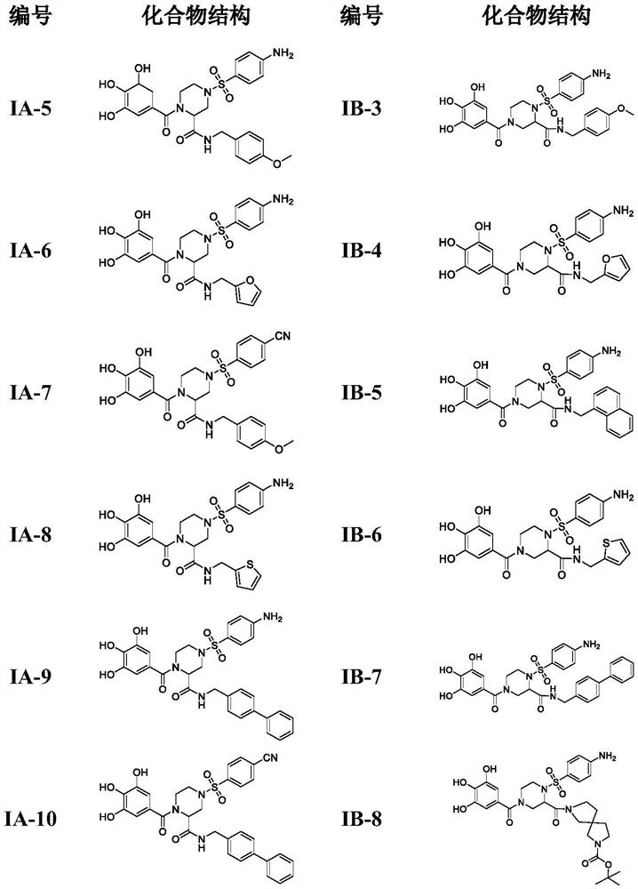 4-phenylsulfonyl-1-trihydroxybenzoylpiperazine-2-carboxamide derivative and its preparation method and application