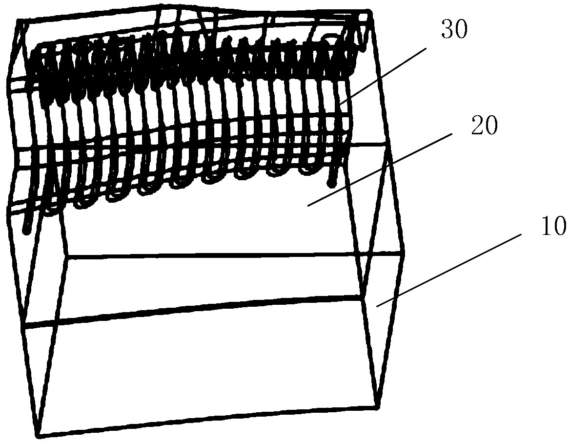 Thermoforming profile-followed waterway mold and machining method thereof