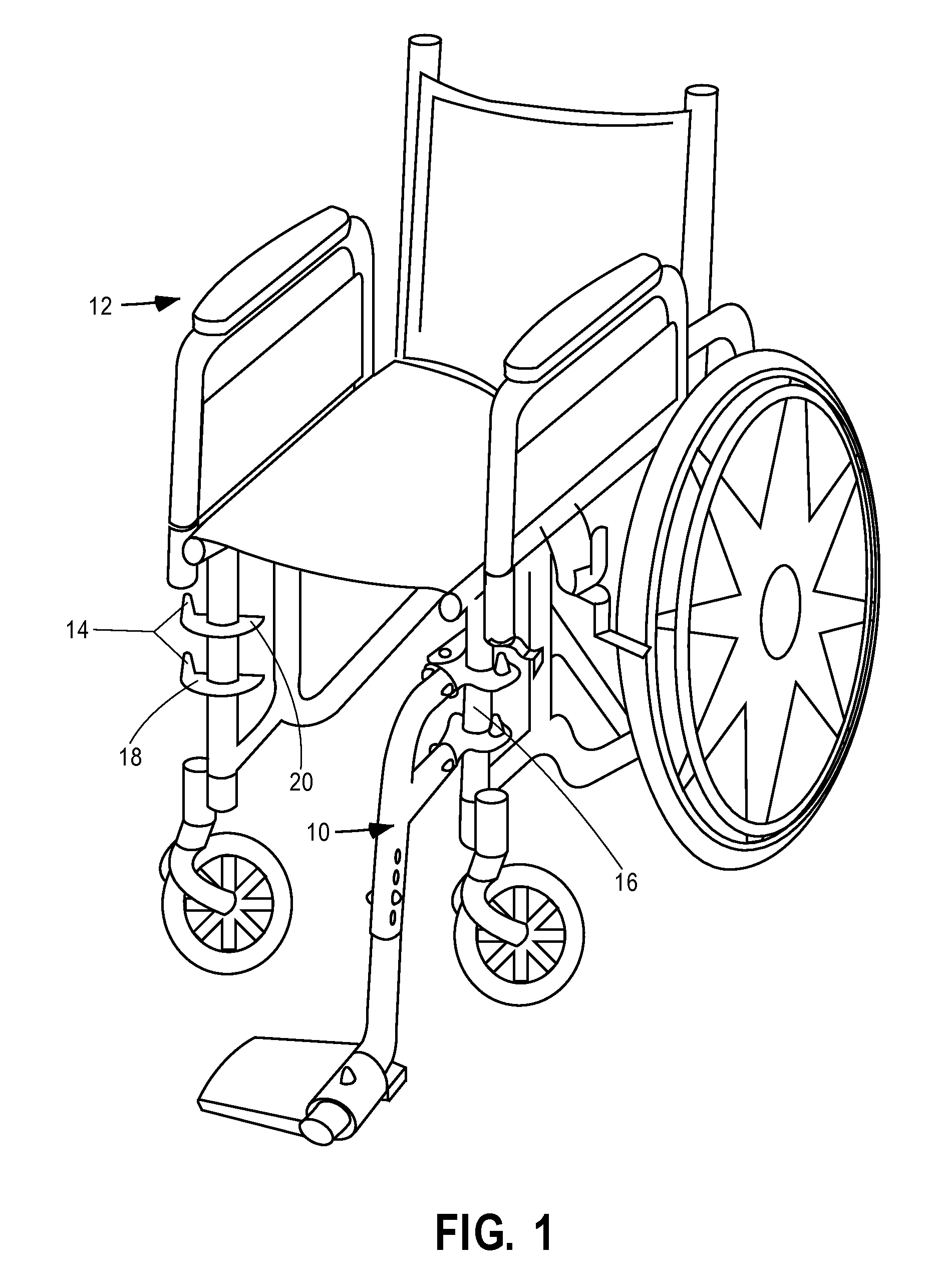 Reversible footrest