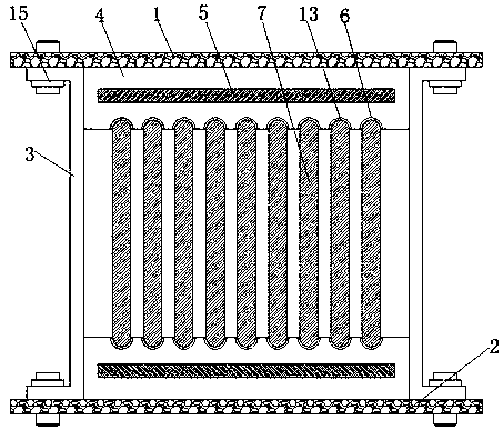 High-voltage bus duct convenient to maintain