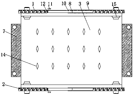 High-voltage bus duct convenient to maintain