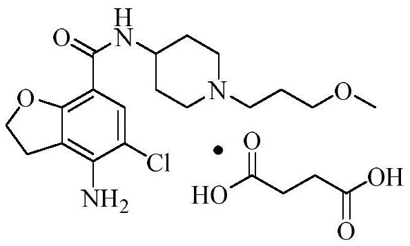 Preparation method of 4-acetamido-5-chloro-2, 3-dihydrobenzofuran-7-carboxylic acid methyl ester