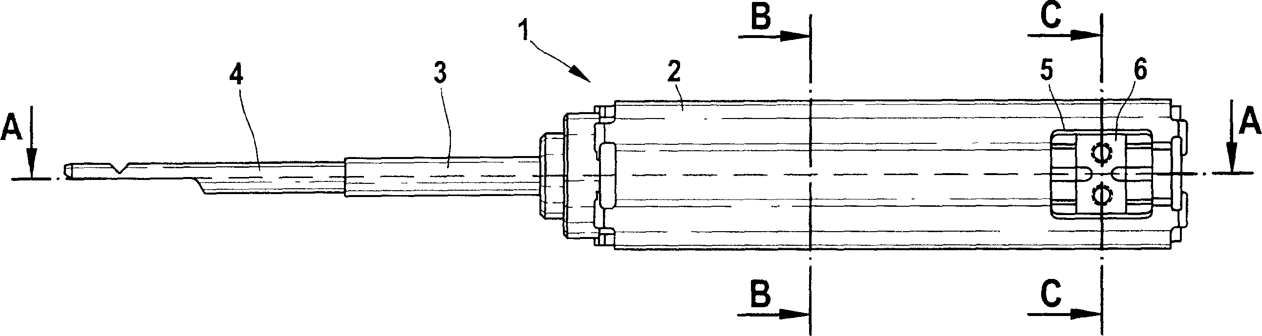 Electric drive unit for generating an oscillating displacement