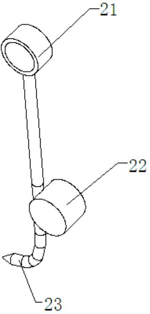 Vibration disc type screw conveying device