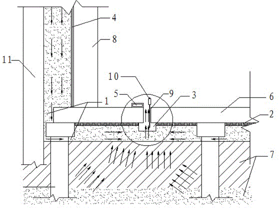 Basement waterproof and dampproof system and construction method thereof