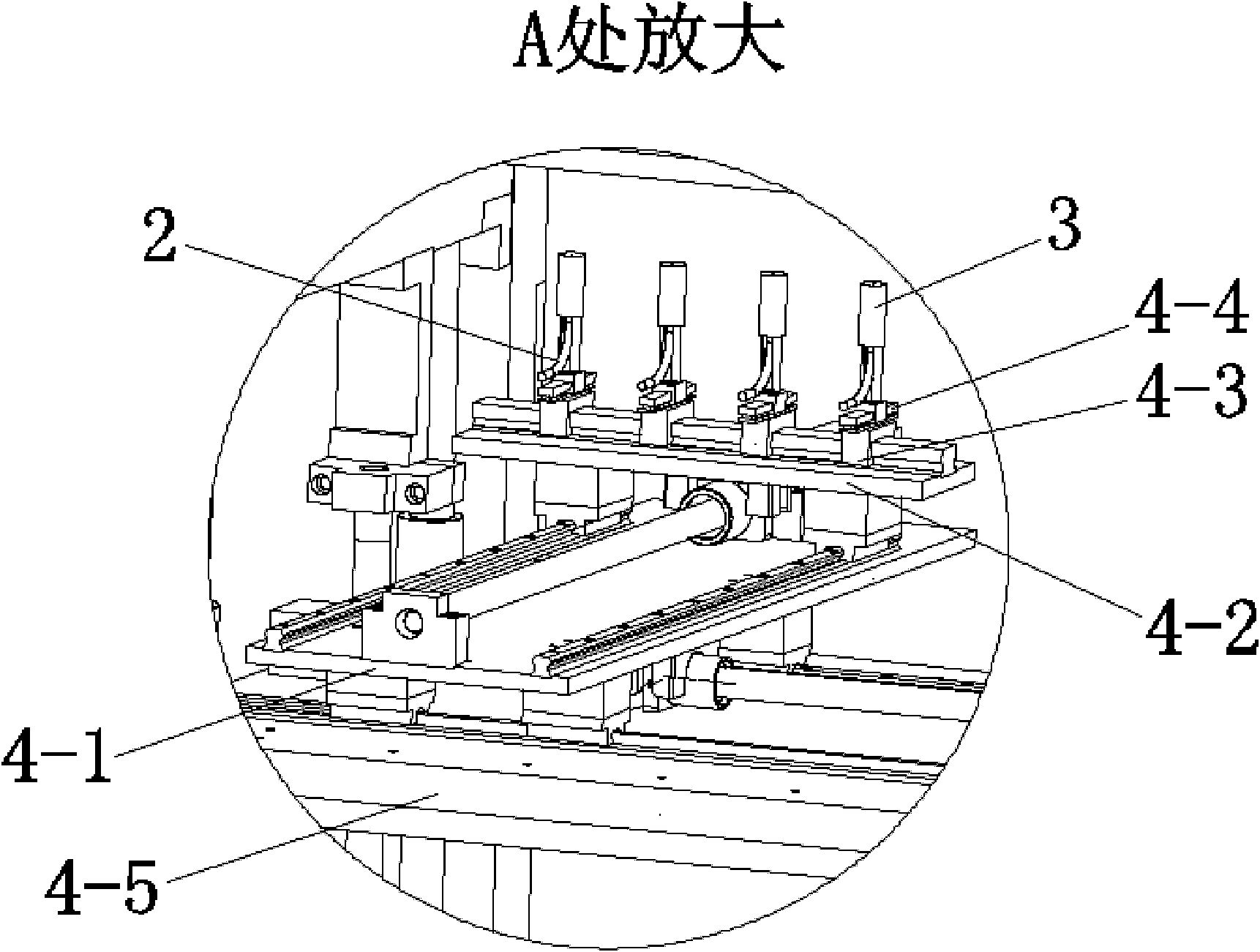 Junction temperature measuring device for LED (Light Emitting Diode) lamp